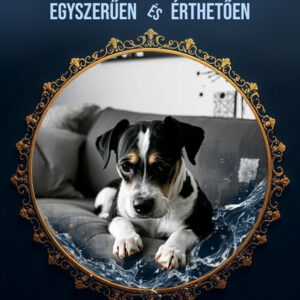 Szobatisztaság egyszerűen és érthetően e-könyv borítója. Kutyaviselkedés terápia e-könyv.