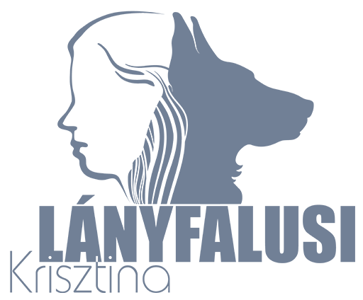 Lányfalusi Krisztina kutyaviselkedés-terápia weboldal szürke logó